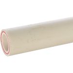 Армированная стекловолокном труба PRO AQUA PP-R RUBIS SDR 6 Белая d-20 мм, 2 м PA37208P (артикул 15791622) – фото 1