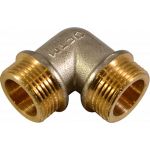 Уголок СТМ с ограничителем,1/2"", штуцер-штуцер CRLMMS12 (артикул 16200191) – фото 1