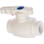 Полнопроходной шаровой кран PRO AQUA PP-R белый d-25 мм PA40010 (артикул 15791669) – фото 1