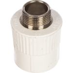 Комбинированная муфта PRO AQUA PP-R НР белая d-32 мм 3/4" PA23016Pb (артикул 15791777) – фото 1