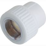 Комбинированная муфта PP-R белая, 32х1 дюйм ВР 10129032 127-0237 (артикул 16164383) – фото 1