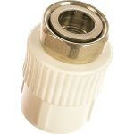Муфта с накидной гайкой PRO AQUA PP-R белая d-25 мм 3/4" PA29014b (артикул 15791727) – фото 1