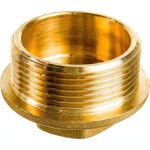 Заглушка Н 1-1/2 латунная Uni-Fitt 608G6000 (артикул 15615083) – фото 1
