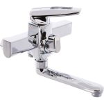 Смеситель для ванны и душа G-lauf с коротким поворотным изливом, хром LOF3-A033 (артикул 16185268) – фото 1