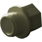 Заглушка ПОЛИТЭК резьбовая, 20x1/2 PPRС, серый 9000012012с (артикул 24343545) – фото 1