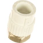 Муфта с накидной гайкой PRO AQUA PP-R белая d-20 мм 3/4" PA29010b (артикул 15791728) – фото 1