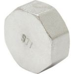 STI Заглушка латуннаяДу15 (1/2") Ру16 внутренняя резьба никелированная D270-00245 (артикул 20533702) – фото 1