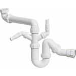 Сифон McAlpine без выпуска d40-40 P/S-образный, с 2-мя носиками MRSK7-5571 (артикул 23067879) – фото 1