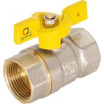 Шаровой кран для газа СТМ ГАЗ 3/4"", г/г, бабочка CGFFB034 (артикул 16198646) – фото 1