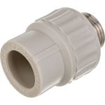 Муфта комбинированная с наружной резьбой VALFEX PP-R серая, 20 мм х1/2"" 10130020Г 127-0359 (артикул 16226333) – фото 1