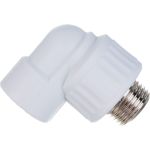 Комбинированный угольник VALFEX PP-R белый, 20х1/2 дюйма НР 10126020 127-0592 (артикул 16164224) – фото 1