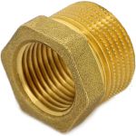 Футорка НВ 1-1/2x1/2 латунная Uni-Fitt 604G6200 (артикул 15615262) – фото 1