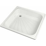 Поддон MIXLINE квадрат 0,7x0,7x0,15 стальной d 50 500689 (артикул 23961249) – фото 1