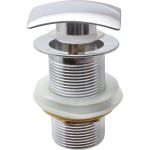 Донный клапан для умывальника MPF 1.1/4"", клик-клак, без перелива, квадратный ИС.110464 (артикул 17828236) – фото 1