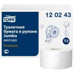 Туалетная бумага TORK Premium 170 м 2-слойная белая 120243 124543 22172 (артикул 16093764) – фото 1