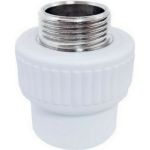 Комбинированная муфта PPRC MeerPlast Дн25x20 Ру25 Base наружнаяя резьба D200-00441 (артикул 20532094) – фото 1