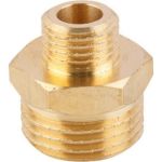 Латунный ниппель AV Engineering редукционный наружная-наружная 1/2x1/4 AVE303007 (артикул 22939191) – фото 1