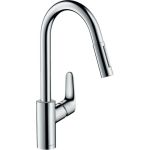 Смеситель для кухни, вытяжной излив HANSGROHE 31815000 Focus 00000031163 (артикул 15957670) – фото 1