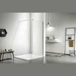 Душевая перегодка Aquatek AQ NAR 6310-90 Walk in с держателем, 900x2000 мм, профиль хром, прозрачное стекло 00000124170 (артикул 24424965) – фото 1