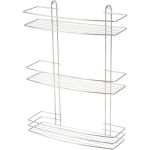 Настенная полка Рыжий кот трехъярусная Lecco 47*35*13 см хром 310864 (артикул 18073675) – фото 1