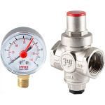 Редуктор давления PROFACTOR поршневой, c манометром 3/4"" PF PRV 251.20G (артикул 23367237) – фото 1