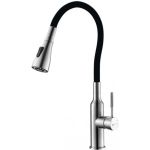 Смеситель Lemark Expert LM5082S-Black для кухни с гибким изливом LM5082S-Black (артикул 16421964) – фото 1