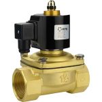 Электромагнитный клапан DN.ru VS2W-100E-NC Ду15 Ру10 латунь резьба 1/2 НЗ EPDM 220B D130-01248 (артикул 23819907) – фото 1