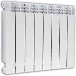 Биметаллический радиатор Fondital ALUSTAL 500/100 BIANCO 12 секций R90103412 (артикул 16051616) – фото 1