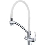 Смеситель для кухни Lemark Comfort с подключением к фильтру с питьевой водой LM3070C-White (артикул 17172067) – фото 1