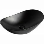 Керамическая накладная раковина BelBagno чёрная матовая BB1404-H301 (артикул 18361717) – фото 1