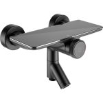 Смеситель для ванны IDDIS Shelfy с управлением Push Control, черный матовый SHEBLBTi02WA (артикул 17161903) – фото 1