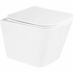 Подвесной унитаз BelBagno DUE безободковый с сиденьем Soft Close BB3103CHR/SC (артикул 22217571) – фото 1