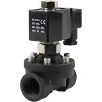 Электромагнитный клапан DN.ru VS2W-503N-NC Ду15 Ру7 пластик резьба 1/2 НЗ NBR 220B D130-01263 (артикул 23819595) – фото 1