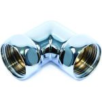 Уголок для полотенцесушителя SG г/г 1""х3/4"", хром, 2 шт 740SCH1005 (артикул 18840894) – фото 1
