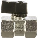 Шаровой кран ELSEN MINI прямой 1/2 1/2 ВВ ручка-бабочка EV92.1212 (артикул 15952580) – фото 1