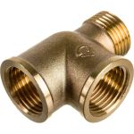 Латунный тройник AV Engineering внутренняя-внутренняя-наружная 1/2 AVE306008 (артикул 22939173) – фото 1