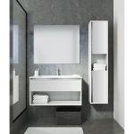 SANVIT Тумба подв КОНТУР - 80 бел гл kkont080w (артикул 19670770) – фото 1