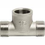 Тройник VRT 1/2, наружная/внутренняя/наружная, никель -1946-151515 503061 (артикул 16532053) – фото 1