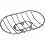 Мыльница на ножках Рыжий кот овальная, хром, металл CHR-481 310759 (артикул 16308119) – фото 1
