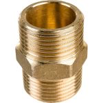 Удлиненный ниппель 1 латунный Uni-Fitt 601G4400 (артикул 15615175) – фото 1