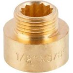 Латунный переход AV Engineering внутренняя-наружная 1/2x3/8 AVE304002 (артикул 22938609) – фото 1