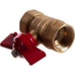 Шаровой кран для воды ОПТИМА 1/2" г/г бабочка SOFFB012 (артикул 16198496) – фото 1