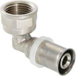 Угольник пресс с переходом на внутреннюю резьбу 26х3/4 Valtec VTm.252.N.002605 (артикул 15637855) – фото 1