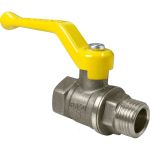 Шаровой кран для газа VALFEX 3/4"" ВР/НР рычаг, латунный никелированный 11Б27фтМ VF.272.NR3.034.Bir (артикул 23242971) – фото 1