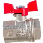 Шаровой кран VALFEX PREMIUM для воды, 3/4"" ВР/ВР, бабочка VF.217.NB1.034.PREMIUM (артикул 21146242) – фото 1