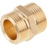 Латунный ниппель AV Engineering наружная-наружная под евроконус 3/4x3/4 AVE309001 (артикул 22938405) – фото 1