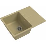 EWIGSTEIN Мойка кварц Gerd 45F 1-чаша + крыло 650500мм бежевый G- 45F бежевый (артикул 16220154) – фото 1
