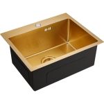 EMAR Мойка универсального монтажа EMB-115 PVD Nano Golden (артикул 16415031) – фото 1