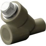 Сетчатый фильтр ПОЛИТЭК внутр./наруж. 25x3/4 PPRC (СЕРЫЕ) 9100312534с (артикул 24344625) – фото 1