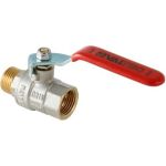 Шаровой кран, стальная рукоятка 1-1/2 вн.-нар. Valtec BASE VT.215.N.08 (артикул 15637302) – фото 1